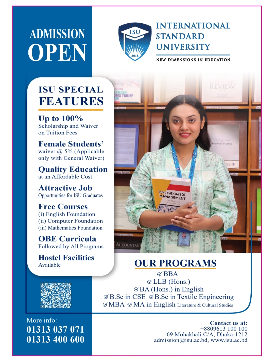 ADMISSION OPEN